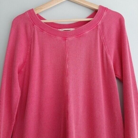 SOFT SURROUNDINGS Darby Soft Waffle Knit Thermal Top Sz S - Picture 4 of 9
